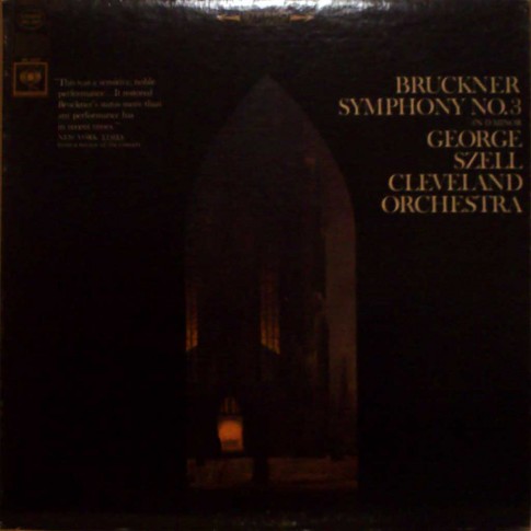 US COLUMBIA MS 6897 SZELL BRUCKNER SYMPHONY No.3