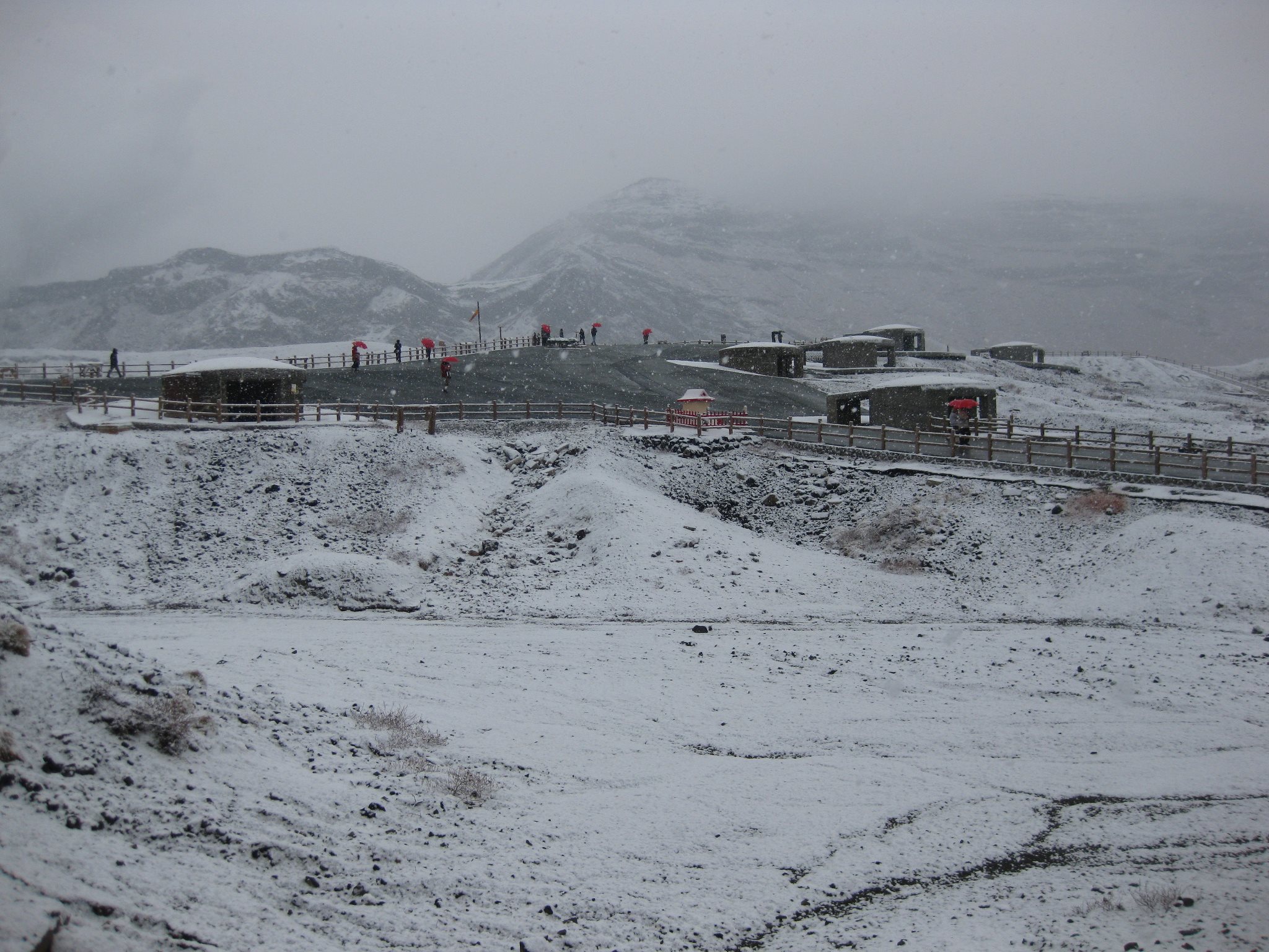 阿蘇登山口2012年12月５日